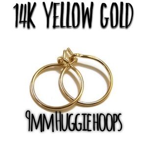 14K Gold Endless Classic Hoop Earrings